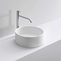 NOORTH milldue edition Раковина 37х13 см, без отв., накладная, цвет: белый