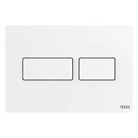 TECEsolid. Панель смыва с двойной системой смыва для унитаза, цвет: белый матовый