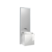 EMCO Touch 450 slim Комплект мебели с дверцей правый, цвет: черный/optiwhite