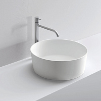 NOORTH milldue edition Раковина 45x15 см, без отв., накладная, цвет: белый