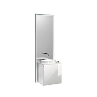 EMCO Touch 450 slim Комплект мебели с дверцей левый, цвет: черный/optiwhite