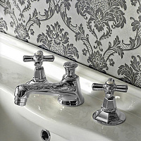 Sbordoni Deco Смеситель для раковины на 3 отверстия, цвет: хром