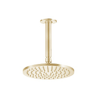 Gessi Inciso Верхний душ, 1/2", Ø20см, с защитой от налёта, потолочный, цвет: золото