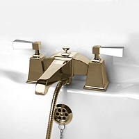 Devon&Devon Vip Time Смеситель для ванны, цвет: золото/белый хрусталь
