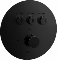 Смеситель для душа встраиваемый термостатический с кнопочным управлением Vetta Rubinetterie A-full