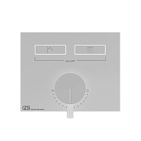 Gessi Hi-Fi Смеситель для душа, с включением до 2 источников одновременно, внешняя часть, цвет: White CN