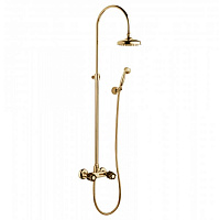 Смеситель для душа Bongio Fleur Noir, цвет: золото/черный фарфор