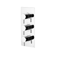 Gattoni Termostatici Термостатический встраиваемый смеситель для душа на 3 источника, цвет хром