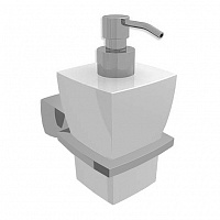 Bertocci Grace Дозатор настольный, подвесной, цвет: белая керамика/хром