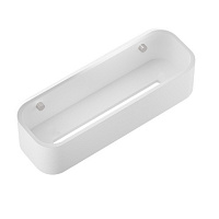 Decor Walther Stone DCT30 Душевая полочка 30x10см, подвесная, цвет: белый / сталь матовая