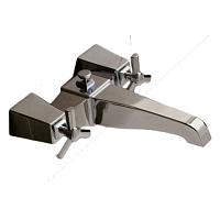 Devon&Devon Time Смеситель для ванны, цвет: никель сатинированный