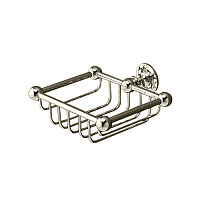 Devon&Devon First Class Мыльница малая решетчатая, подвесная, цвет: никель блестящий