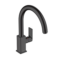 Hansgrohe Vernis Shape M35 Смеситель для раковины, однорычажный, излив 260 мм, цвет: матовый черный