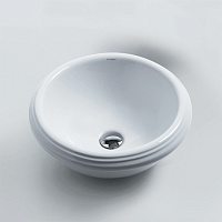 AZZURRA JUBILAEUM Раковина 45х18 см, без отв., цвет: белый