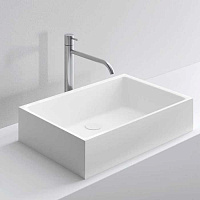 NOORTH milldue edition Раковина 59х38х13 см, без отв., накладная, цвет: белый