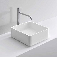 NOORTH milldue edition Раковина 37х37х13 см, без отв., накладная, цвет: белый