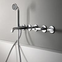 Fantini Icona Deco Смеситель для ванны, встраиваемый, цвет: хром