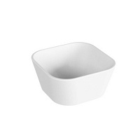 Azzurra Build Раковина 30х30х14 см, без отв., накладная, цвет: белый