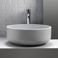 Kerasan Ciotola Раковина 46х17 см, без отв., накладная, без перелива, цвет: белый матовый