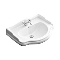 Kerasan Retro 69 Раковина 69х52 см, без отв., цвет: белый
