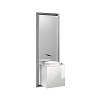 EMCO Touch 450 pure Комплект мебели с дверцей левый, цвет: черный/optiwhite