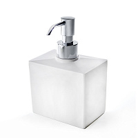 3SC Mood White Дозатор настольный, цвет: белый матовый/хром