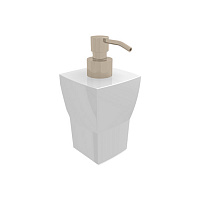 Bertocci Grace Дозатор настольный, цвет: белая керамика/nichel mat