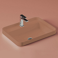 Artceram Fuori Scala Раковина 60х45 см, встраиваемая, с 1 отв.под смеситель,без перелива, цвет: tortora