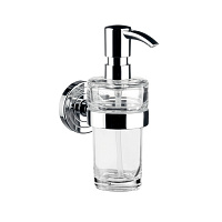 Emco Polo Дозатор для жидкого мыла, подвесной,  цвет: хром/хрусталь