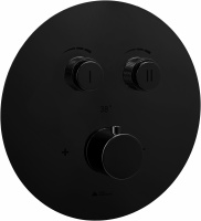 Смеситель для душа встраиваемый термостатический с кнопочным управлением Vetta Rubinetterie A-full