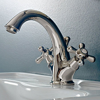 Sbordoni Etruria Смеситель для раковины на 1 отверстие, цвет: никель