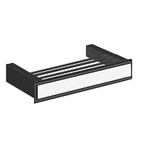 Gessi Eleganza Полочка 15см, подвесной, цвет: черный металлик