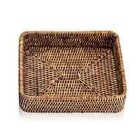 Decor Walther Basket Tab1 Лоток универсальный 18x22см, настольный, цвет: ротанг темный