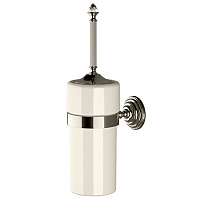 Devon&Devon Diamond Туалетный ершик, подвесной, белая керамика, цвет: никель блестящий