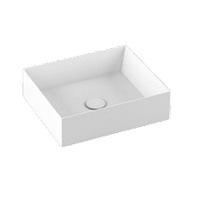 AZZURRA ELEGANCE Squared Раковина 45х38х15 см, без отв., цвет: белый