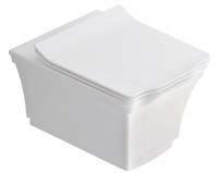 a-Neo Унитаз подвесной 520*370*370 мм без ободка  (в компл. сиденье Ultra Slim Antibacterial Duroplast с плавным опусканием)