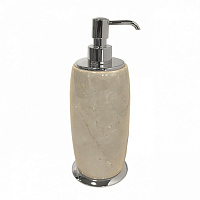 3SC Elegance Дозатор для жидкого мыла, настольный, цвет: мрамор botticino/хром