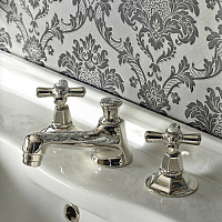 Sbordoni Deco Смеситель для раковины на 3 отверстия, цвет: никель