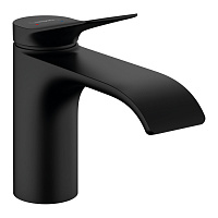 Hansgrohe Vivenis Смеситель для раковины, на 1 отв., с донным клапаном, цвет: черный матовый