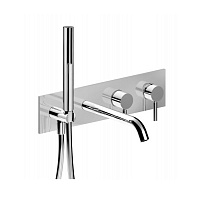 Fantini Nostromo Смеситель для ванны, встраиваемый, цвет: хром