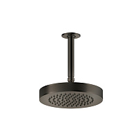 Gessi Inciso Shower Потолочная душевая головка шарнирная с защитойот известкового налёта на 1/2&quot,Ø200 мм, цвет: black XL