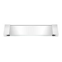 Decor Walther Classic Tab 34 Лоток универсальный 34x12см, прозрачное стекло, настольный, цвет: хром