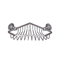 Devon&Devon First Class Мыльница угловая для душа, подвесная, цвет: хром