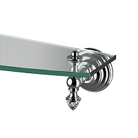 Devon&Devon Diamond Полка стеклянная 60см, подвесной, цвет: держателей  хром