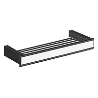 Gessi Eleganza Полочка 30см, подвесной, цвет: черный металлик