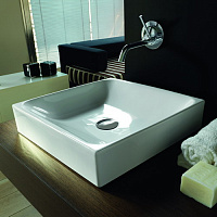 Kerasan Lavabi Раковина 45x45 см, без отв., накладная, цвет: белый