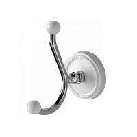 Devon&Devon Dorothy Вешалка-крючок подвесной, цвет: хром/белый