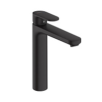 Hansgrohe Vernis Blend Смеситель для раковины, излив 190 мм, с донным клапаном, цвет: матовый черный