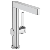 Hansgrohe Finoris Смеситель для раковины, на 1 отв., с поворотным изливом, с донным клапаном, цвет: хром