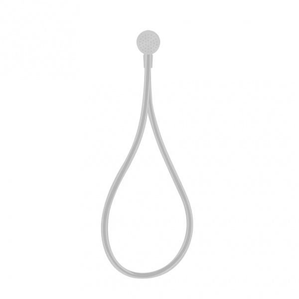 Gessi Hi-Fi Душевой магнитные комплект, состоящий из вывода воды, держателя, шланга 1,50 м и лейки, цвет: White CN